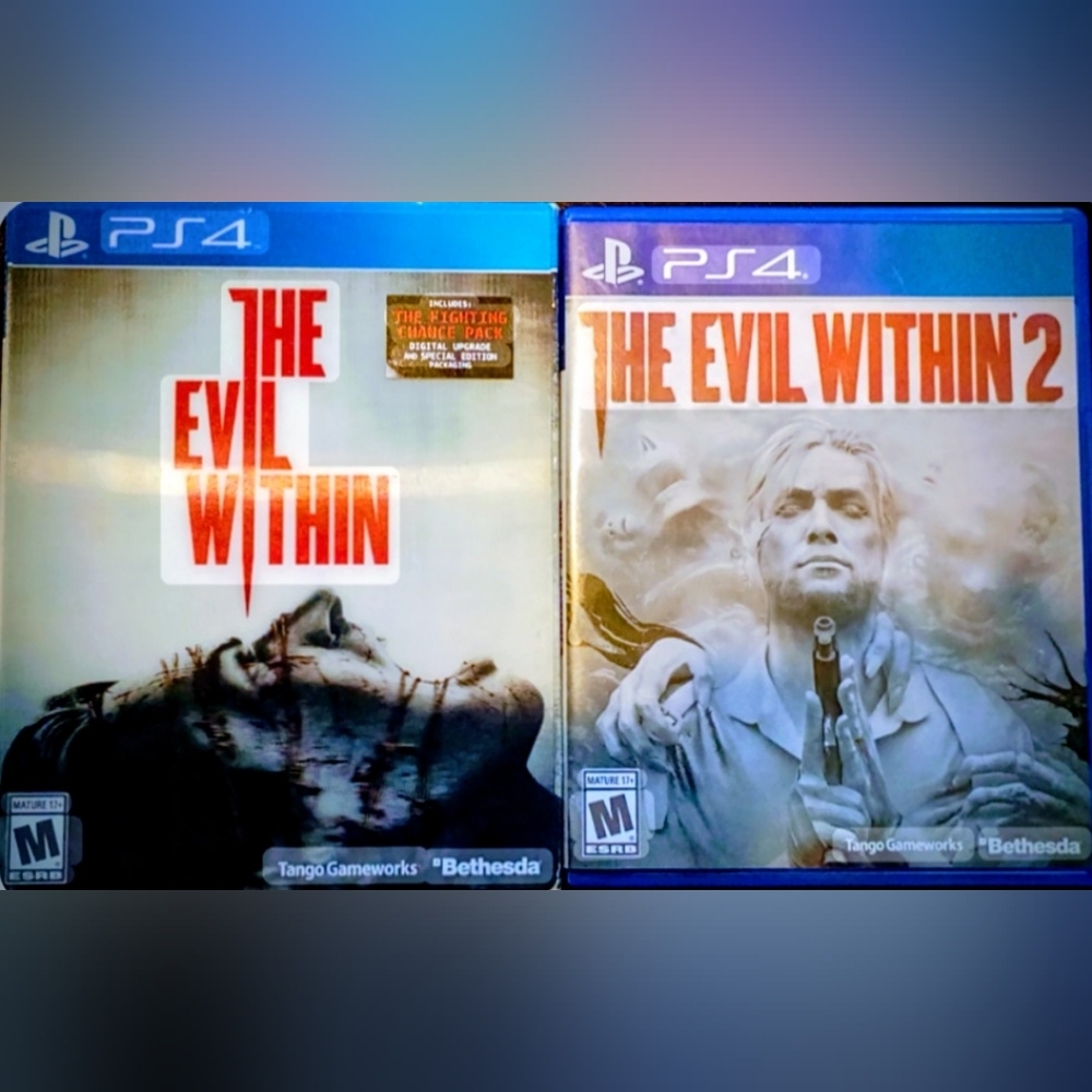 PS4 The Evil Within (Fighting Chance Pack) & The Evil Within 2